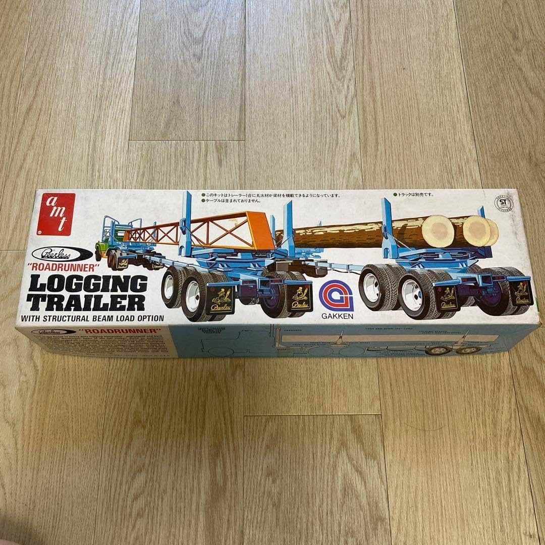 その他 AMT LOGGING TRAILER 1/25 AMT 1/25 Logging Trailer With Load | Full Circle Hobbies